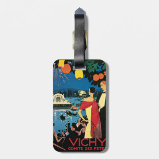 Etiqueta Para Maletas Afiche vintage Art Vichy Francia