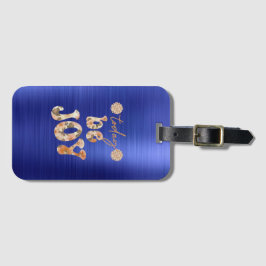 Etiqueta Para Maletas Afirmación de alegría inspiradora