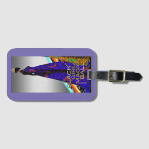 Etiqueta Para Maletas Afrocéntrico