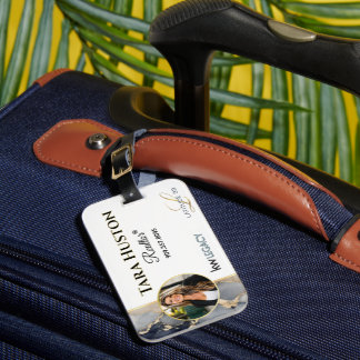 Etiqueta Para Maletas agente inmobiliario personalizado TARA Huston