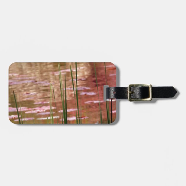 Etiqueta Para Maletas Agua a través de cañas (Frente Horizontal)