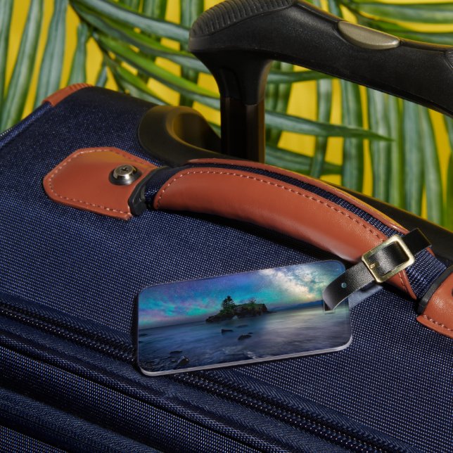 Etiqueta Para Maletas Agua | Lago Superior Minnesota (Anverso In situ 3)