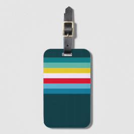 Etiqueta Para Maletas Agua marina