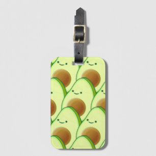 Etiqueta Para Maletas Aguacate lindo por todo el dibujo