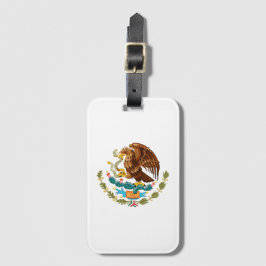 Etiqueta Para Maletas Águila de la bandera mexicana