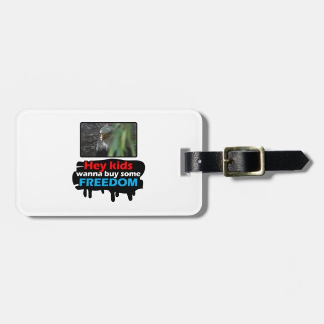 Etiqueta Para Maletas Águila de la libertad (Frente Horizontal)