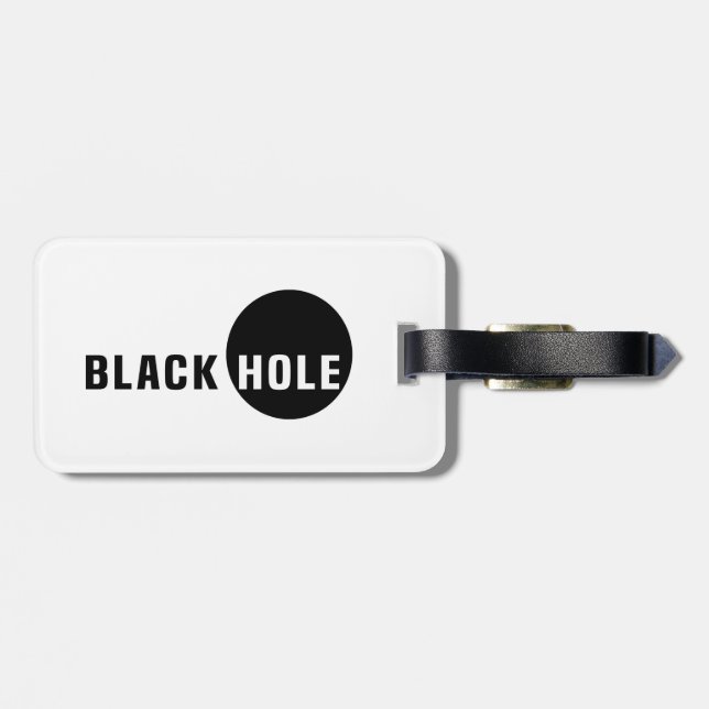 Etiqueta Para Maletas Agujero negro (Atrás Horizontal)