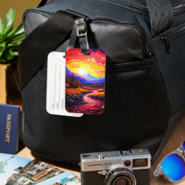 Etiqueta Para Maletas Ai Sunset