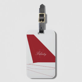 Etiqueta Para Maletas Airpplane Tail Fin Luggage Tag