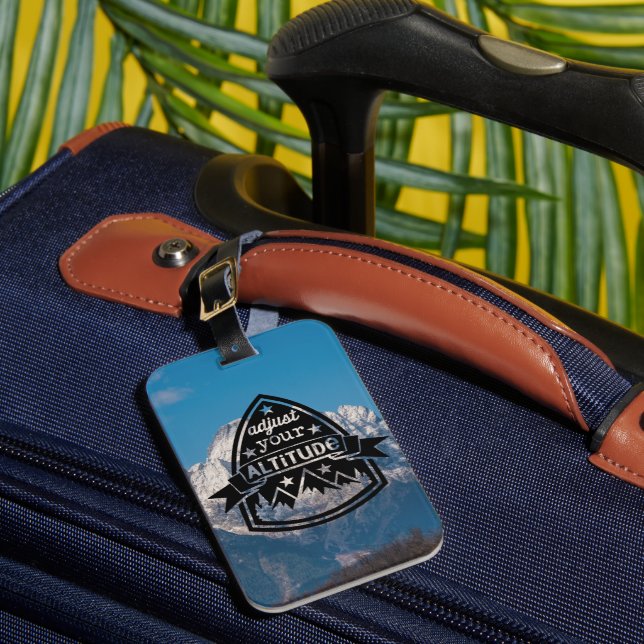 Etiqueta Para Maletas Ajustar la altitud (Anverso In situ 1)