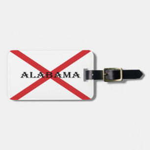 Etiqueta Para Maletas Alabama y Flag cd ltcnt