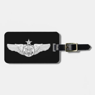 Etiqueta Para Maletas Alas alistadas principales de la tripulación aérea