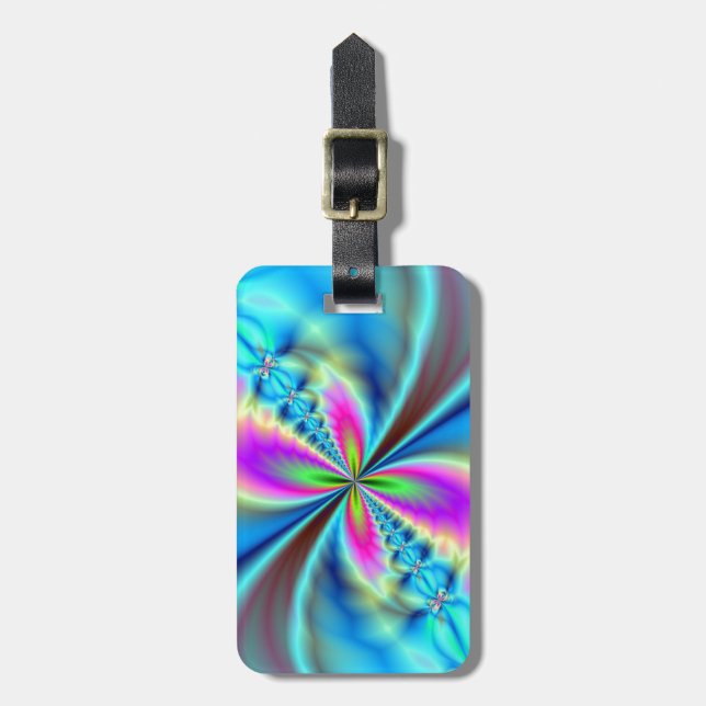 Etiqueta Para Maletas Alas que brillan intensamente (Frente Vertical)