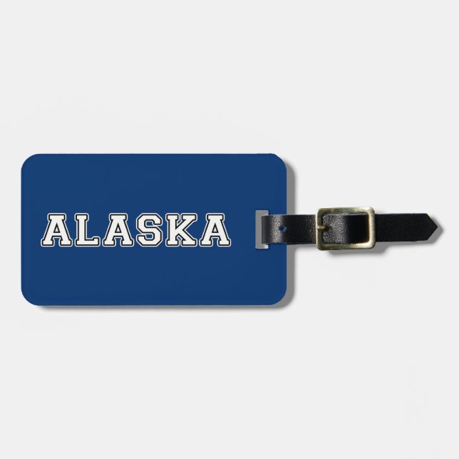 Etiqueta Para Maletas Alaska (Frente Horizontal)