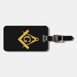 Etiqueta Para Maletas "Albañil masónico para la vida "