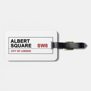 Etiqueta Para Maletas Albert Square London Inglaterra