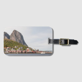 Etiqueta Para Maletas Aldea pesquera de Lofoten - Noruega