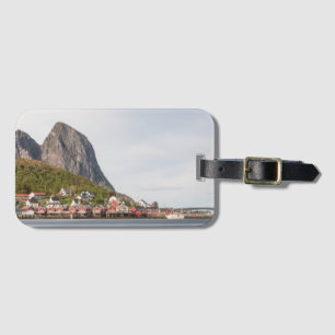 Etiqueta Para Maletas Aldea pesquera de Lofoten - Noruega