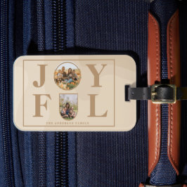 Etiqueta Para Maletas Alegre | Foto Minimalista moderna del Arco Beige D