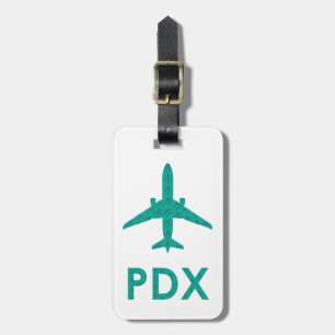 Etiqueta Para Maletas Alfombra del aeropuerto PDX   PORTLAND