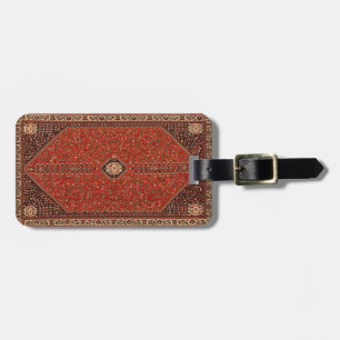 Etiqueta Para Maletas Alfombra Oriental Turca Persa Antigua Kilim
