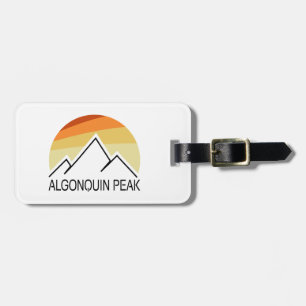 Etiqueta Para Maletas Algonquin Peak Retro