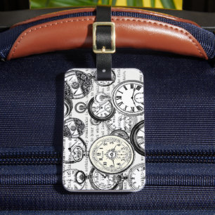 Etiqueta Para Maletas Alicia de Conejo Blanco en Relojes de Maravilla