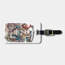 Etiqueta Para Maletas Alicia's Adventures (texto editable)