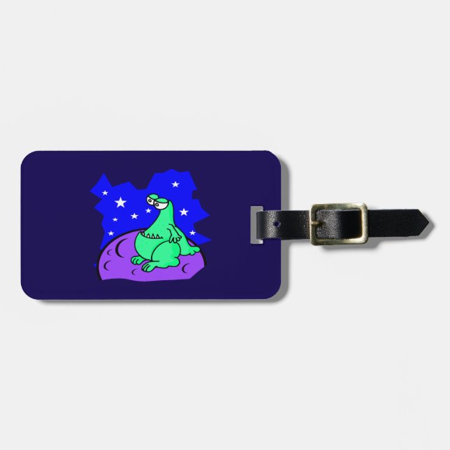 Etiqueta Para Maletas Alien (Frente Horizontal)