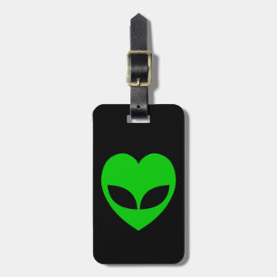 Etiqueta Para Maletas Alien Love Heart