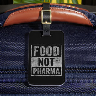 Etiqueta Para Maletas Alimentos No Pharma Nutrición Orgánica Natural