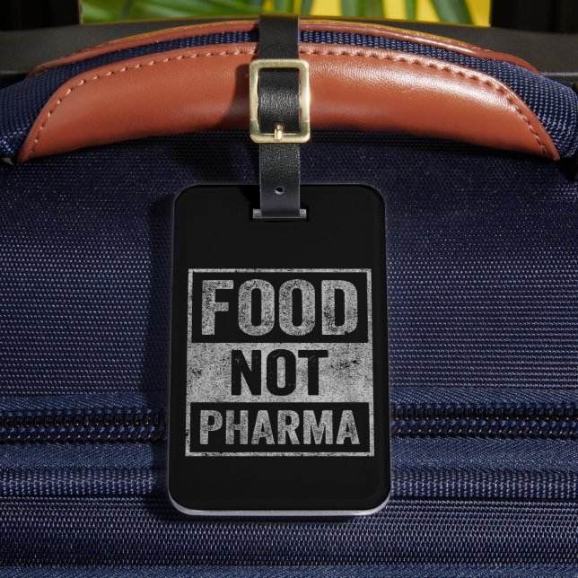 Etiqueta Para Maletas Alimentos No Pharma Nutrición Orgánica Natural (Anverso In situ 2)