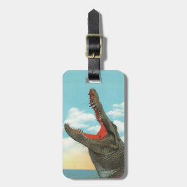 Etiqueta Para Maletas Alligator Chop de dos lados