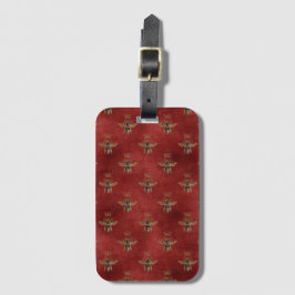 Etiqueta Para Maletas Almohada de Abejas Melíferas Reales
