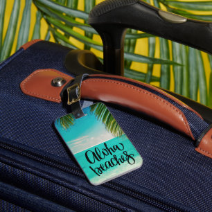 Etiqueta Para Maletas Aloha Beach Beaches Hawaii Beach Summer