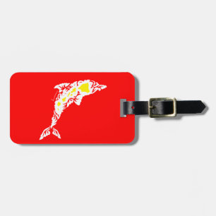 Etiqueta Para Maletas Aloha Hawaii Dolphin
