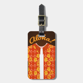 Etiqueta Para Maletas Aloha Shirt Tourit Tag