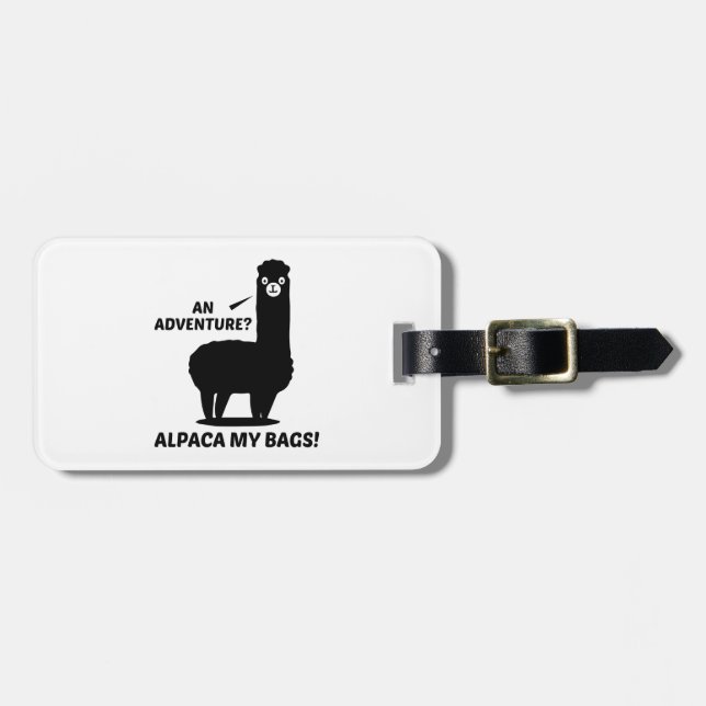 Etiqueta Para Maletas Alpaca My Bags (Frente Horizontal)