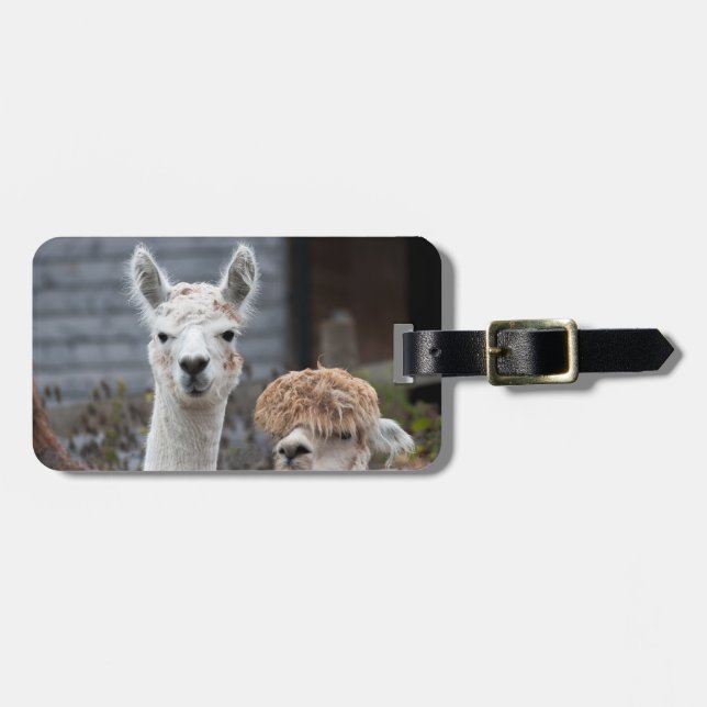 Etiqueta Para Maletas Alpacas (Frente Horizontal)