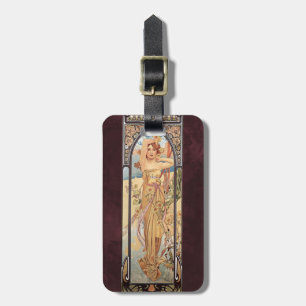 Etiqueta Para Maletas Alphonse Mucha, Brillo del Día