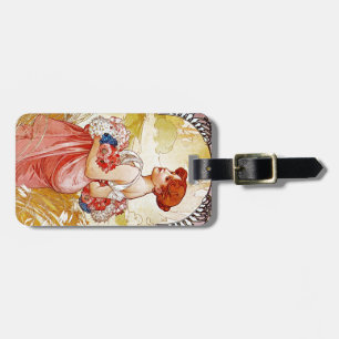 Etiqueta Para Maletas Alphonse Mucha Summer