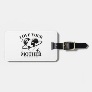 Etiqueta Para Maletas 🌍💚 Ama a Tu Madre 🌿