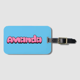 Etiqueta Para Maletas Amanda