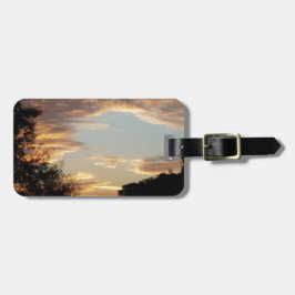 Etiqueta Para Maletas amanecer dorado