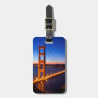 Amanecer sobre el puente de San Francisco y del