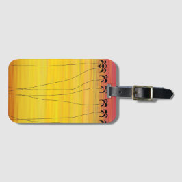 Etiqueta Para Maletas Amanecer tropical