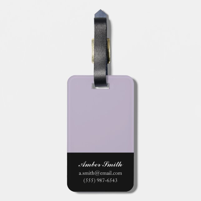 Etiqueta Para Maletas Amantes (Atrás Vertical)