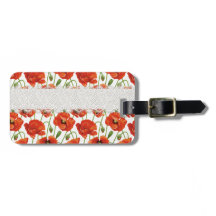 Amapola floreciente roja