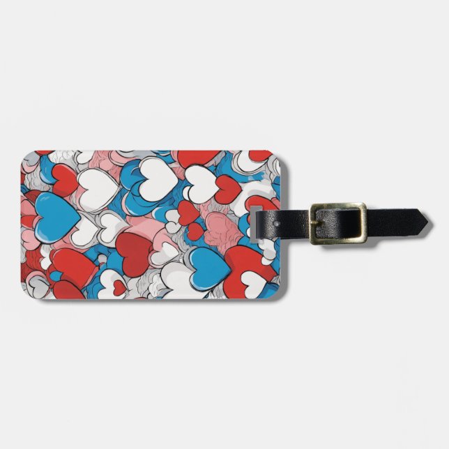 Etiqueta Para Maletas amar (Frente Horizontal)