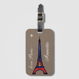 Etiqueta Para Maletas amar París